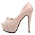 cheap Women&#039;s Heels-Women&#039;s Shoes Leatherette Spring Summer Fall Stiletto Heel For Dress Party &amp; Evening Almond Black Pink