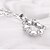 cheap Necklaces-Women&#039;s Clear Cubic Zirconia Necklace Y Necklace Flower Sterling Silver Silver Silver Necklace Jewelry For Special Occasion Party / Evening Gift Daily Outdoor