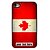 voordelige Telefoonhoesjes-gepersonaliseerd geval Canadese vlag ontwerp metalen behuizing voor de iPhone 4 / 4s