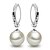 cheap Earrings-Drop Earrings Hoop Earrings For Women&#039;s Pearl Party Wedding Gift Pearl Sterling Silver Ball Silver / Dangle Earrings