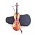 abordables Violons -accessoires + Tiger Stripes violon sur l&#039;épaule de l&#039;érable + chaînes + tuner + muette + résine + arc + boîte