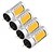 cheap LED Bi-pin Lights-YouOKLight 4pcs 5 W 400-450 lm G4 LED Corn Lights T 4 LED Beads COB Decorative Warm White 12 V / 4 pcs / RoHS