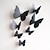 abordables Autocollants muraux-Mode Forme 3D Stickers muraux Autocollants avion Autocollants muraux décoratifs, Vinyle Décoration d&#039;intérieur Calque Mural Mur Toilettes