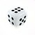 cheap Décor &amp; Night Lights-LED Dice Battery Creative Discoloration Dice LED Night Head Bedroom Decoration Light