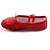 cheap Dance Shoes-Men&#039;s Women&#039;s Ballet Shoes Flat Flat Heel Sparkling Glitter Canvas Sparkling Glitter Black / Red / Pink