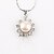 abordables Colliers-Perle Ivoire Perle Comme l&#039;image Colliers Tendance Bijoux pour Mariage Soirée Cadeau Quotidien Rond