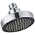 preiswerte Duschköpfe-Runder verchromter Duschaufsatz-Spray, eine hochwertige ABS-Silber-Regendusche mit weicher Sprühfunktion