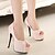 cheap Women&#039;s Heels-Women&#039;s Shoes Leatherette Spring Summer Fall Stiletto Heel For Dress Party &amp; Evening Almond Black Pink