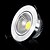 Недорогие Светодиодные встраиваемые светильники-Потолочный светильник Осветительная панель Утапливаемое крепление 5 светодиоды COB Тёплый белый 400-500lm 3000-3500K AC 85-265V