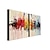 voordelige Abstracte schilderijen-Hang-geschilderd olieverfschilderij Handgeschilderde - Abstract Hedendaags Inclusief Inner Frame / Uitgerekt canvas