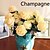 abordables Fleurs de mariage-roses de soie artificielle classique bouquet de mariée table de la maison des fleurs décoratives décoration de fête de mariage (plus de couleurs)