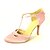 cheap Ballroom Shoes &amp; Modern Dance Shoes-Women&#039;s Dance Shoes Satin Modern Shoes / Ballroom Shoes Buckle Heel Customized Heel Customizable Yellow / Fuchsia / Purple / EU40