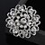 cheap Brooches-Women&#039;s Brooches Heart Flower Ladies Fashion Rhinestone Brooch Jewelry For Wedding Party Special Occasion Birthday Gift Daily