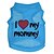 cheap Dog Clothes-Cat Dog Shirt / T-Shirt Heart Letter &amp; Number Dog Clothes Puppy Clothes Dog Outfits Blue Costume for Girl and Boy Dog Terylene XS S M L