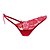 abordables Lencería sexy-Mujer Encaje Jacquard Tanga Panti Ultrasexy Baja cintura Súper Sexy Malla Algodón Vino Tamaño Único / Panties