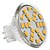 זול נורות תאורה-1pc תאורת ספוט לד 230 lm MR11 24 LED חרוזים SMD 2835 לבן חם לבן קר לבן טבעי 12 V 12-24 V