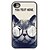 お買い得  カスタマイズされた写真の製品-iPhone 4 / 4S用のパーソナライズされた場合好色猫デザインの金属ケース