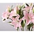 voordelige Kunstbloemen-Tak PU Lelies Bloemen voor op tafel Kunstbloemen
