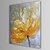 preiswerte Blumen-/Botanische Gemälde-Hang-Ölgemälde Handgemalte - Abstrakt Blumenmuster / Botanisch Modern Fügen Innenrahmen