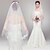 cheap Wedding Veils-One-tier Cut Edge Wedding Veil Elbow Veils 53 Applique 70.87 in (180cm) Tulle