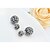 cheap Earrings-Women&#039;s Stud Earrings Two Stone Candy Ladies Cute Resin Earrings Jewelry Rainbow / White / Black For Daily