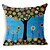cheap Throw Pillows &amp; Covers-1 pcs Cotton/Linen Pillow Cover, Floral Modern/Contemporary