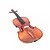 abordables Violines-rayas de tigre arce luz mudos Zaomu accesorios en el violín + hombro + cuerdas + sintonizador + mute + resina + arco + cuadro