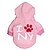 cheap Dog Clothes-Cat Dog Hoodie Letter &amp; Number Winter Dog Clothes Puppy Clothes Dog Outfits Pink Costume for Girl and Boy Dog Terylene XS S M L