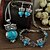 cheap Jewelry Sets-Women&#039;s Turquoise Jewelry Set - Include Green / Blue For Wedding / Party / Special Occasion / Anniversary / Engagement / Gift / Daily