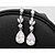 cheap Earrings-Women&#039;s White Cubic Zirconia Drop Earrings Cubic Zirconia Earrings Jewelry White For 1pc