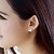 olcso Fülbevalók-Női Beszúrós fülbevalók Kerek Delfin Állat hölgyek Divat aranyos stílus Ezüst Fülbevaló Ékszerek Képernyő Szín Kompatibilitás Parti Hétköznapi Napi