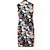 cheap Women&#039;s Dresses-Women&#039;s Print Floral Sheath Dress , Crew Neck Above Knee Polyester / Cotton Blends