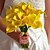 billiga Artificiell Blomma-Nya flerfärgade färger, färgglada mini calla lilybukettblommor 9 delar / parti för weddind och festdekoration