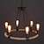 voordelige Kroonluchters-6-licht henneptouw hanglamp uplight geverfde afwerkingen metalen mini stijl 110-120v / 220-240v / e26 / e27