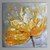 billige Blomster-/botaniske malerier-Hang malte oljemaleri Håndmalte - Abstrakt Blomstret / Botanisk Moderne Inkluder indre ramme