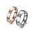 cheap Rings-Couple&#039;s Couple Rings Titanium Steel Party Daily Jewelry / Rhinestone