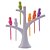 voordelige Keukengerei &amp; Gadgets-neje vogel op de boom vorm vogeltje fruit vork houder set