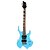 cheap Electric Guitars-Blue + + Wrench + Crank Connecting IRIN Highlights The Flame Electric Guitar + Dial + Straps + Package
