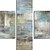 billige Oljemalerier-Håndmalte Abstrakt enhver form Lerret Hang malte oljemaleri Hjem Dekor Fem Paneler