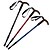 abordables Bâtons de Randonnée-pôles système antichoc en alliage d&#039;aluminium randonnée professionnels Gianda ® télescopiques 61 ~ 135cm G808