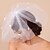 cheap Wedding Veils-Tulle And Satin Wedding/Party Blusher Veils