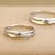 olcso Testreszabott Ruházat kiegészítők-személyre szabott ajándékot egyszerű 925 sterling ezüst gyűrű párok