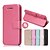 cheap Cell Phone Cases &amp; Screen Protectors-Case For Apple iPhone 7 Plus / iPhone 7 / iPhone 6s Plus Card Holder / with Stand / Flip Full Body Cases Solid Colored Hard PU Leather