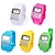 cheap Practical Favors-Multi-Purpose Cute Children Silicone Electronic Calculator Wrist Watch (Random Color)