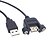 Недорогие USB кабели-USB 2.0 тип мужчин и женщин удлинитель с винтами для панели крепление 6 футов 2,0 м