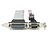 זול מתאמים-com סיכת DB9 הסידורי עם כבל LPT מקביל סיכת DB25 עם הסוגר כותרת חריץ PCI