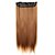 Недорогие Зажим в расширениях-24-дюймовый 120г долго синтетические волосы кусок прямо клип в наращивание волос с 5 клипов
