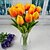 זול פרח מלאכותי-פלסטיק סגנון מינימליסטי זר פרחים לשולחן זר 6
