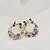 cheap Earrings-Women&#039;s Crystal Stud Earrings Fashion Druzy Rhinestone Earrings Jewelry Golden For Daily