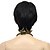 Χαμηλού Κόστους Συνθετικές Trendy Περούκες-Συνθετικές Περούκες Ίσιο Στυλ Χωρίς κάλυμμα Περούκα Ανάμεικτο Χρώμα Συνθετικά μαλλιά Γυναικεία Πολύχρωμο Περούκα μαύρο Περούκα